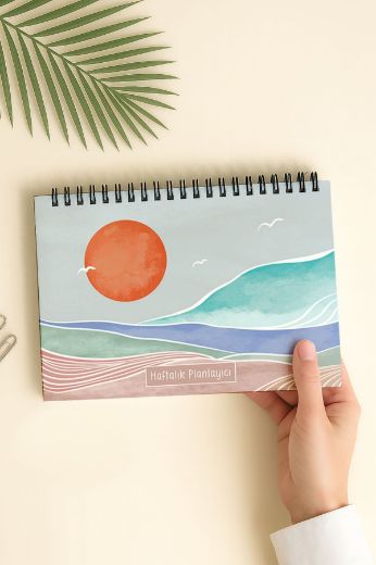 Turuncu Boho Haftalık Planlayıcı resmi