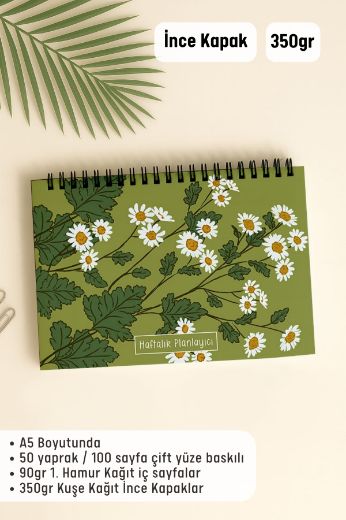 Yeşil Papatya Haftalık Planlayıcı resmi