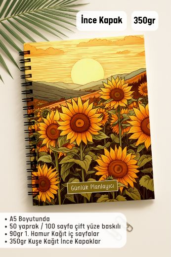 Ayçiçekli Günlük Planlayıcı resmi