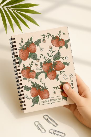 Çilekli Günlük Planlayıcı resmi
