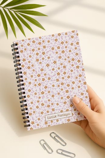 Mini Çiçekli Günlük Planlayıcı resmi
