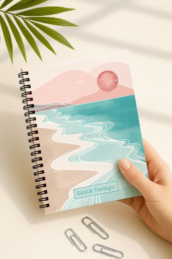 Pembe Boho Günlük Planlayıcı resmi