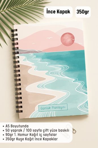 Pembe Boho Günlük Planlayıcı resmi