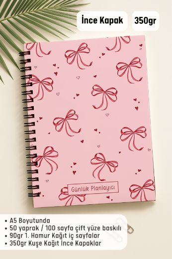 Pembe Fiyonk Günlük Planlayıcı resmi