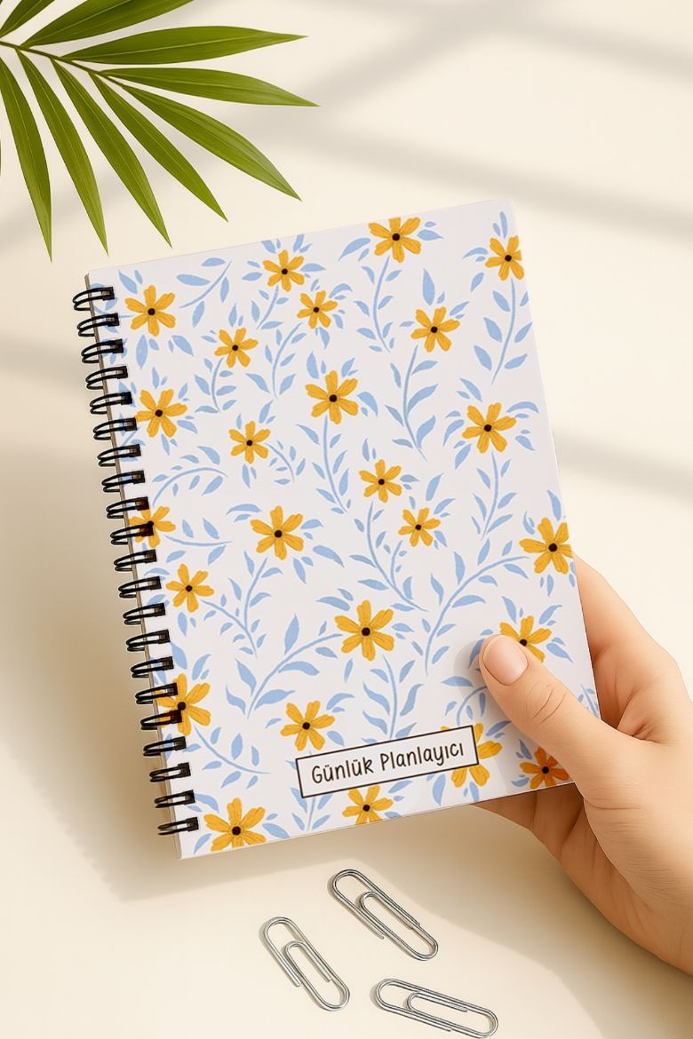 Sarı Papatya Günlük Planlayıcı resmi