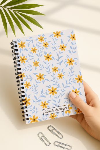 Sarı Papatya Günlük Planlayıcı resmi