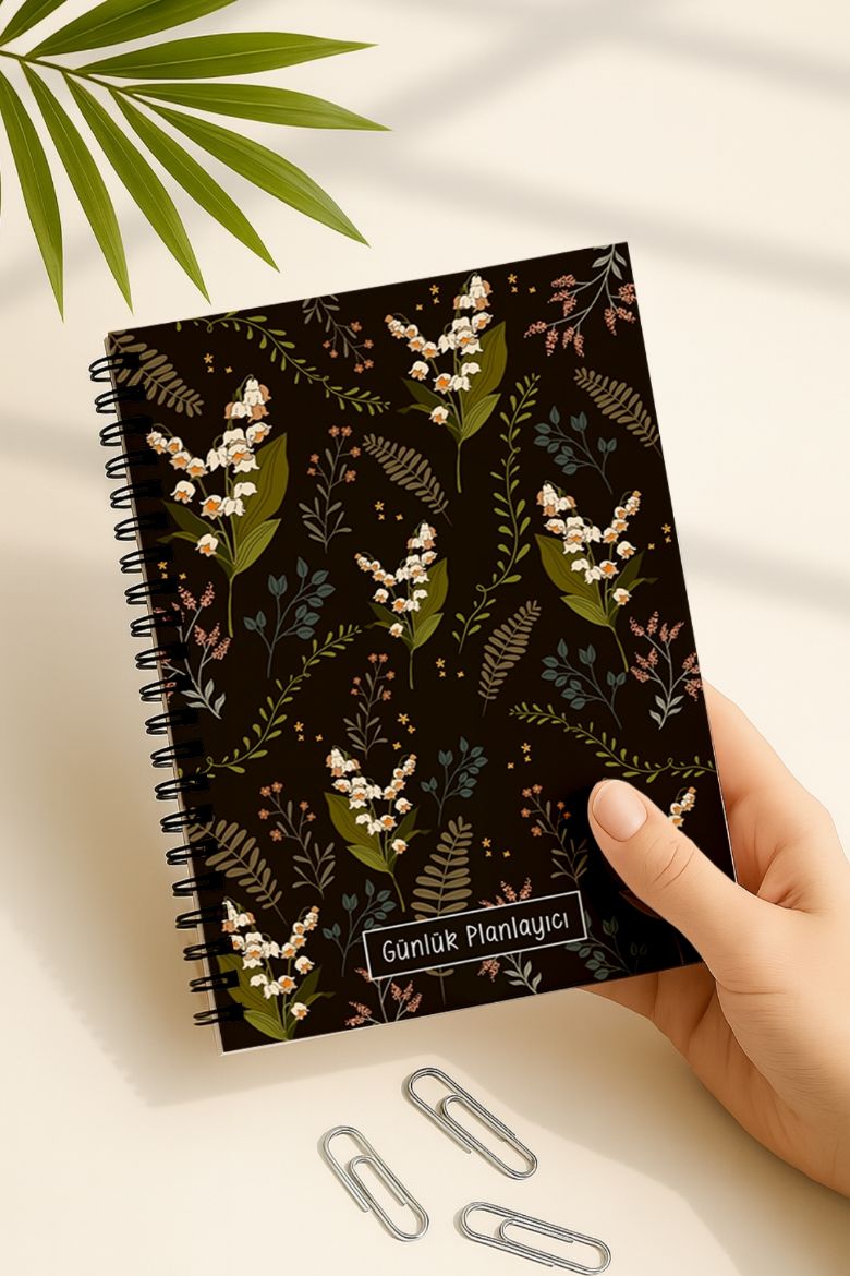 Ters Çiçekli Günlük Planlayıcı resmi