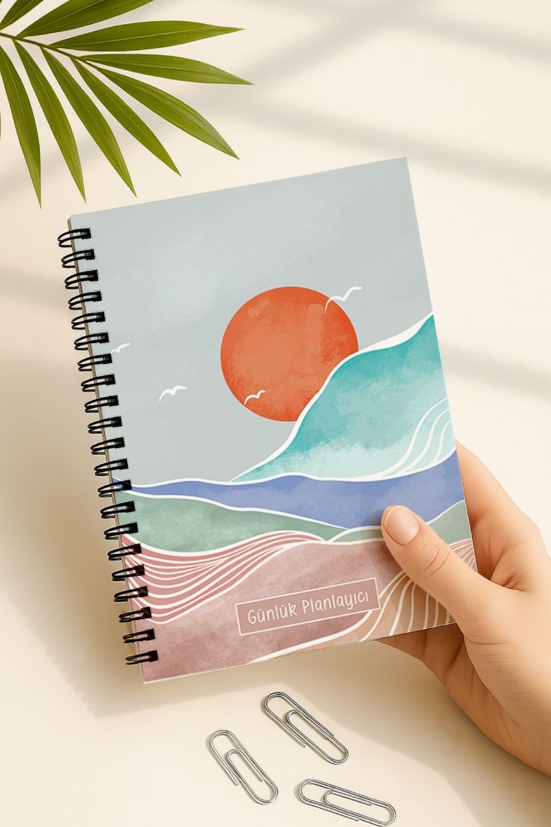 Turuncu Boho Günlük Planlayıcı resmi