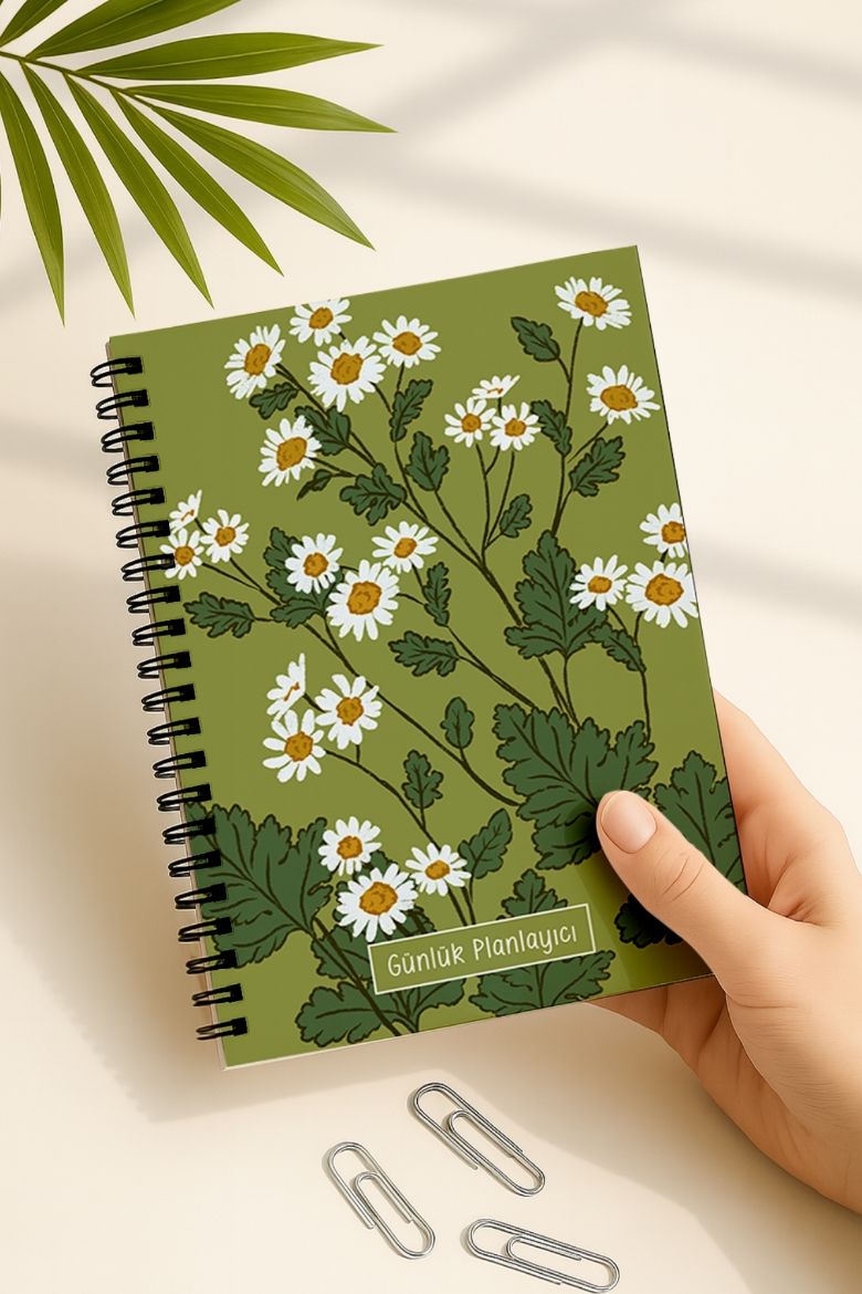Yeşil Papatya Günlük Planlayıcı resmi