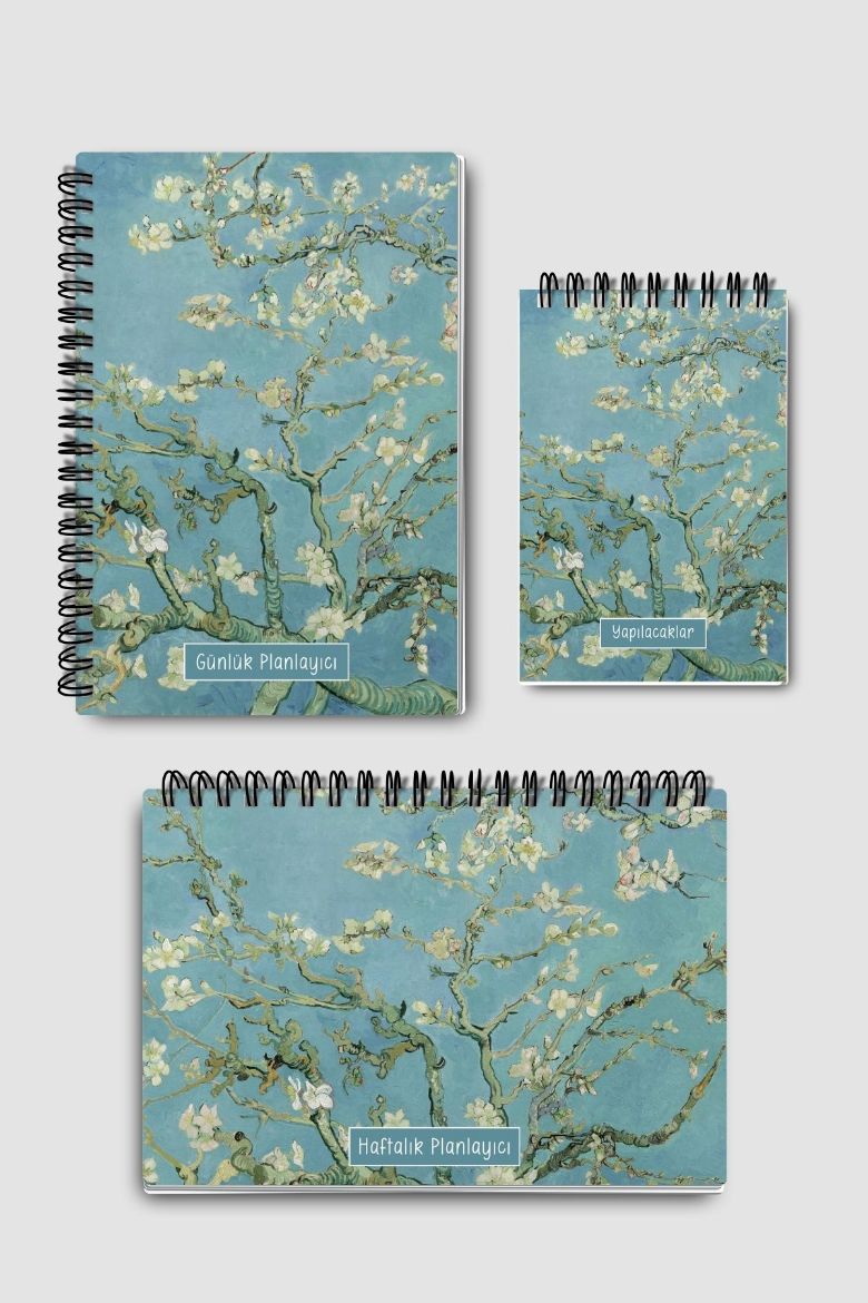 Badem Ağacı 3'lü Planlama Seti resmi