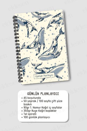 Balinalar 3'lü Planlama Seti resmi