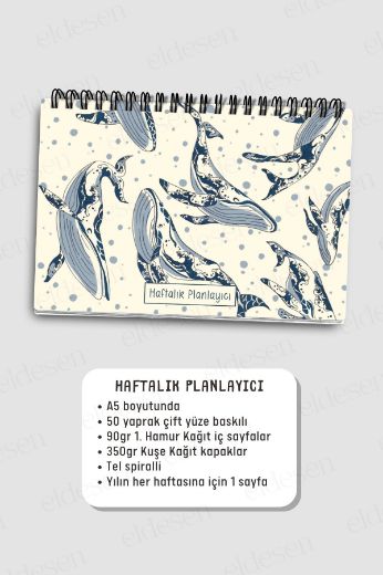 Balinalar 3'lü Planlama Seti resmi