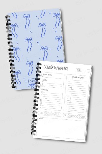 Mavi Fiyonk 3'lü Planlama Seti resmi