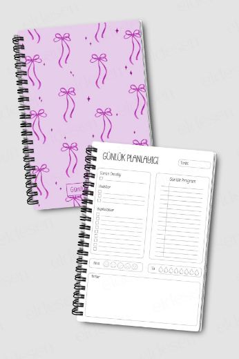 Mor Fiyonk 3'lü Planlama Seti resmi