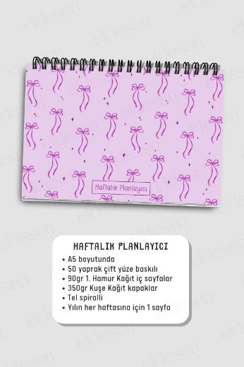 Mor Fiyonk 3'lü Planlama Seti resmi