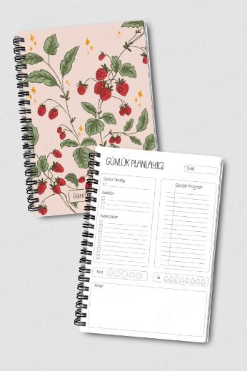 Pembe Çilek 3'lü Planlama Seti resmi