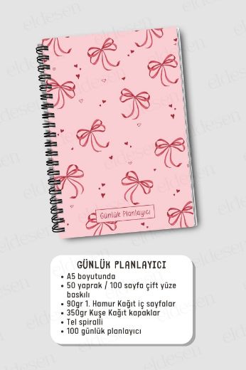 Pembe Fiyonk 3'lü Planlama Seti resmi