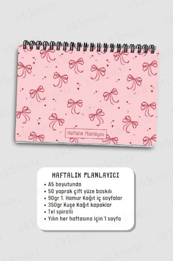 Pembe Fiyonk 3'lü Planlama Seti resmi