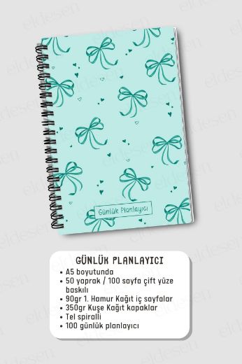 Turkuaz Fiyonk 3'lü Planlama Seti resmi