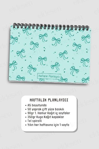 Turkuaz Fiyonk 3'lü Planlama Seti resmi