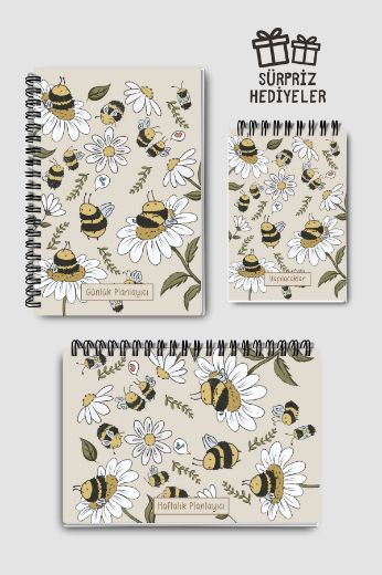 Arılı 3'lü Planlama Seti resmi