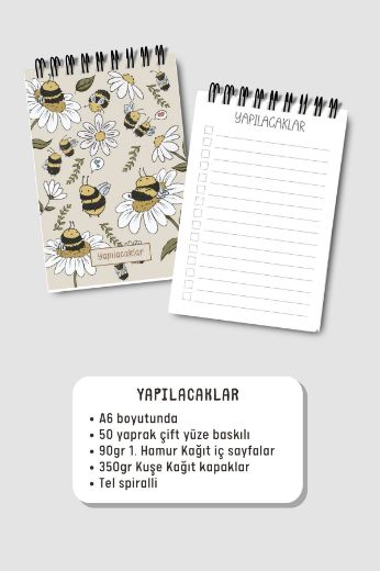 Arılı 3'lü Planlama Seti resmi