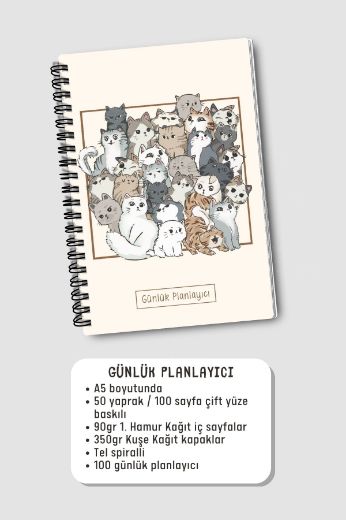 Kedili 3'lü Planlama Seti resmi
