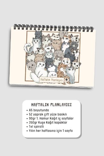 Kedili 3'lü Planlama Seti resmi