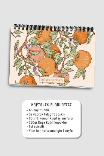 Portakallı 3'lü Planlama Seti resmi