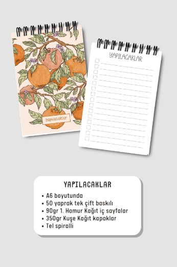 Portakallı 3'lü Planlama Seti resmi