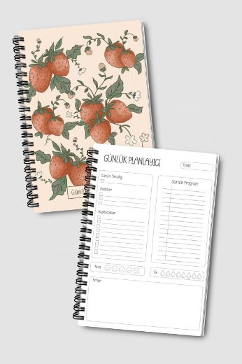 Soft Çilekli 3'lü Planlama Seti resmi