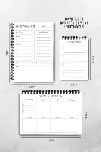 Yıldızlı Bir Gece 3'lü Planlama Seti ve A6 Takvim / Öğretmenler Günü resmi