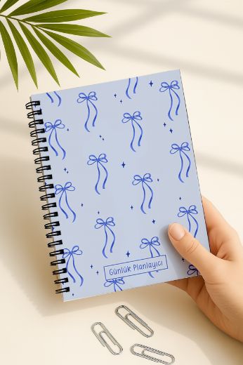 Mavi Fiyonk Yeni Yıl Kutulu Set resmi