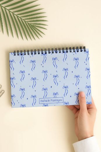 Mavi Fiyonk Yeni Yıl Kutulu Set resmi