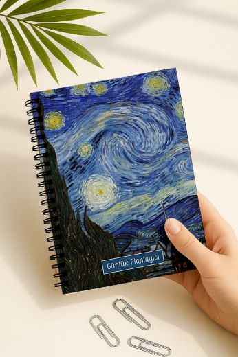 Yıldızlı Bir Gece Van Gogh Yeni Yıl Kutulu Set resmi