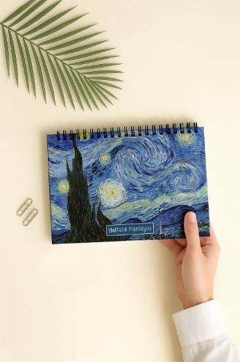 Yıldızlı Bir Gece Van Gogh Yeni Yıl Kutulu Set resmi