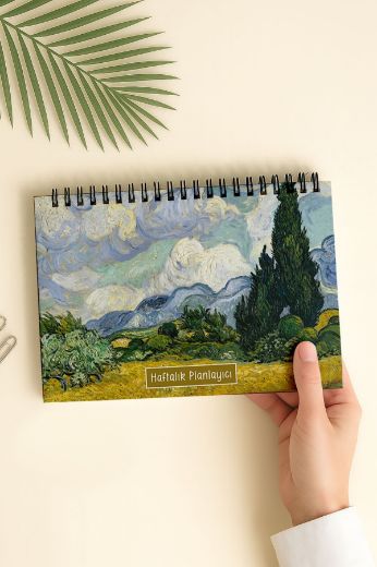 Buğday Tarlası Van Gogh Yeni Yıl Kutulu Set resmi