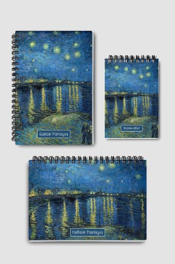 Ren Nehri Van Gogh Yeni Yıl Kutulu Set resmi