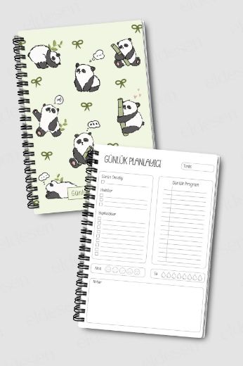 Pandalı 3'lü Planlama Seti resmi