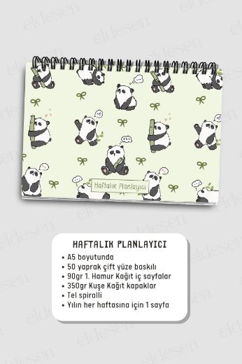 Pandalı 3'lü Planlama Seti resmi