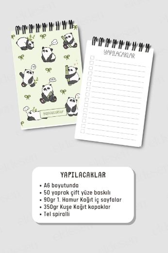 Pandalı 3'lü Planlama Seti resmi