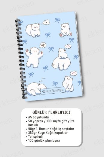 Kutup Ayılı 3'lü Planlama Seti resmi