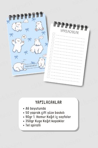 Kutup Ayılı 3'lü Planlama Seti resmi