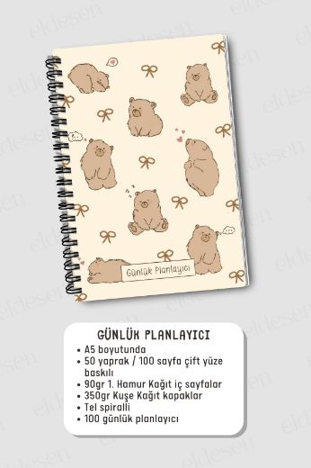 Boz Ayılı 3'lü Planlama Seti resmi