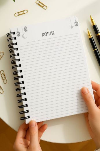 Yeşil Ebru Ramazan Ajandası, Oruç, Hatim, Teravih, Günlük ve Aylık Planlayıcı resmi